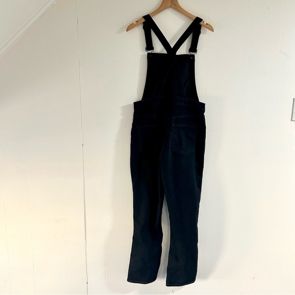 Madewell Cali Demi-Boot Overalls in Black Frost sz M - Picture 4 of 6